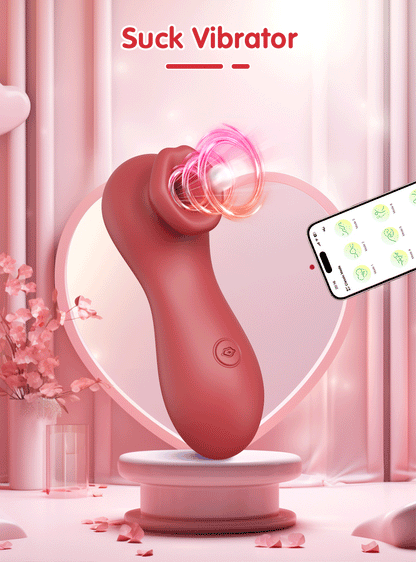 App-Controlled Clitoral Sucker with Vibration & Nipple Stimulation