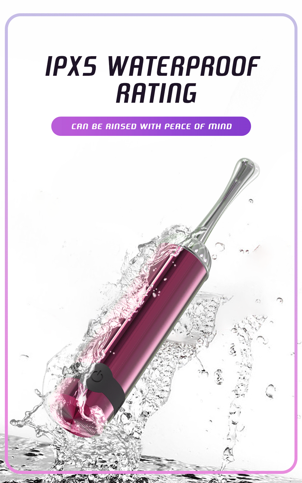 Powerful Mini Clitoral Vaginal Nipple Vibrator for Women