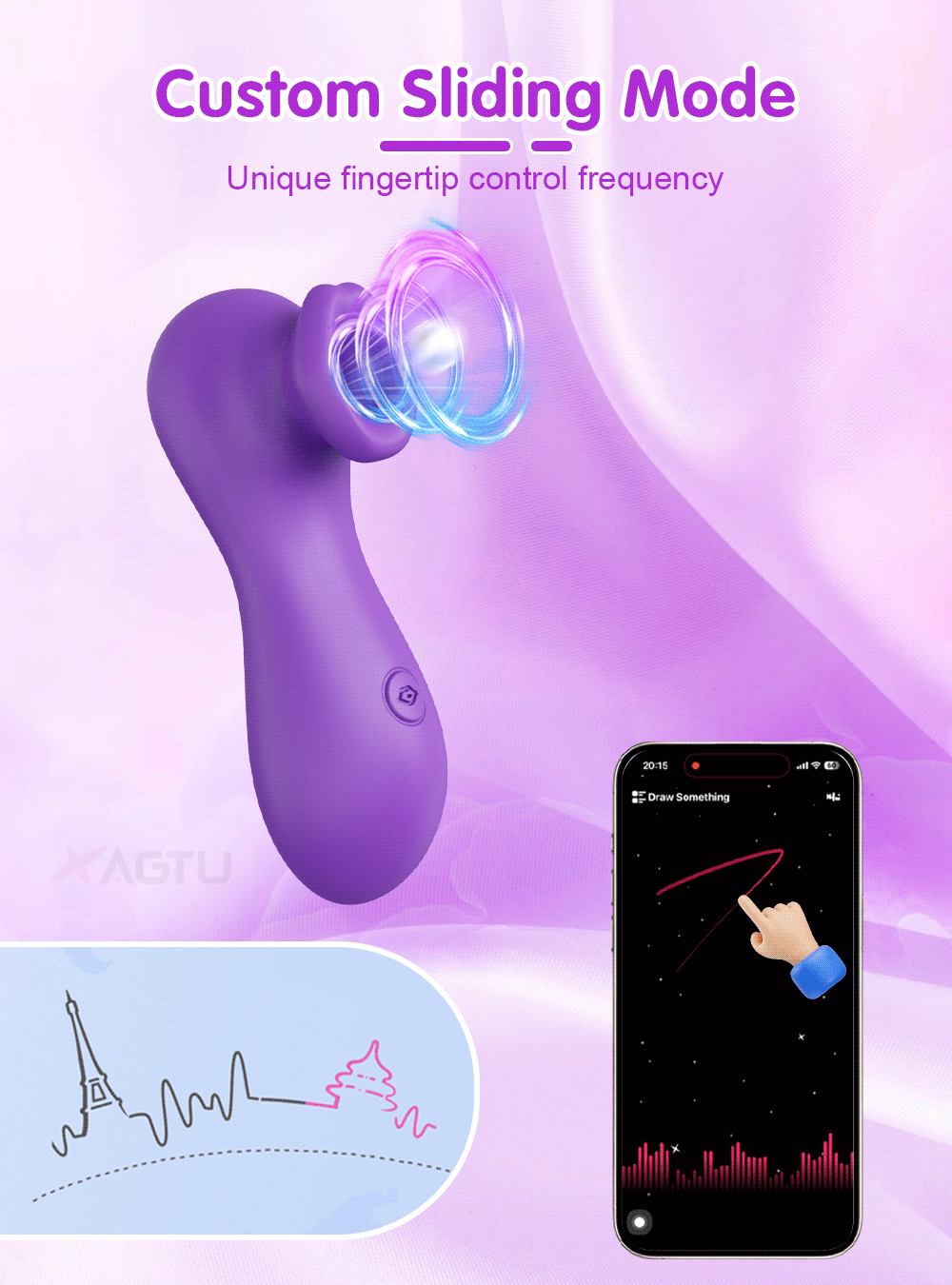 App-Controlled Clitoral Sucker with Dual Stimulation