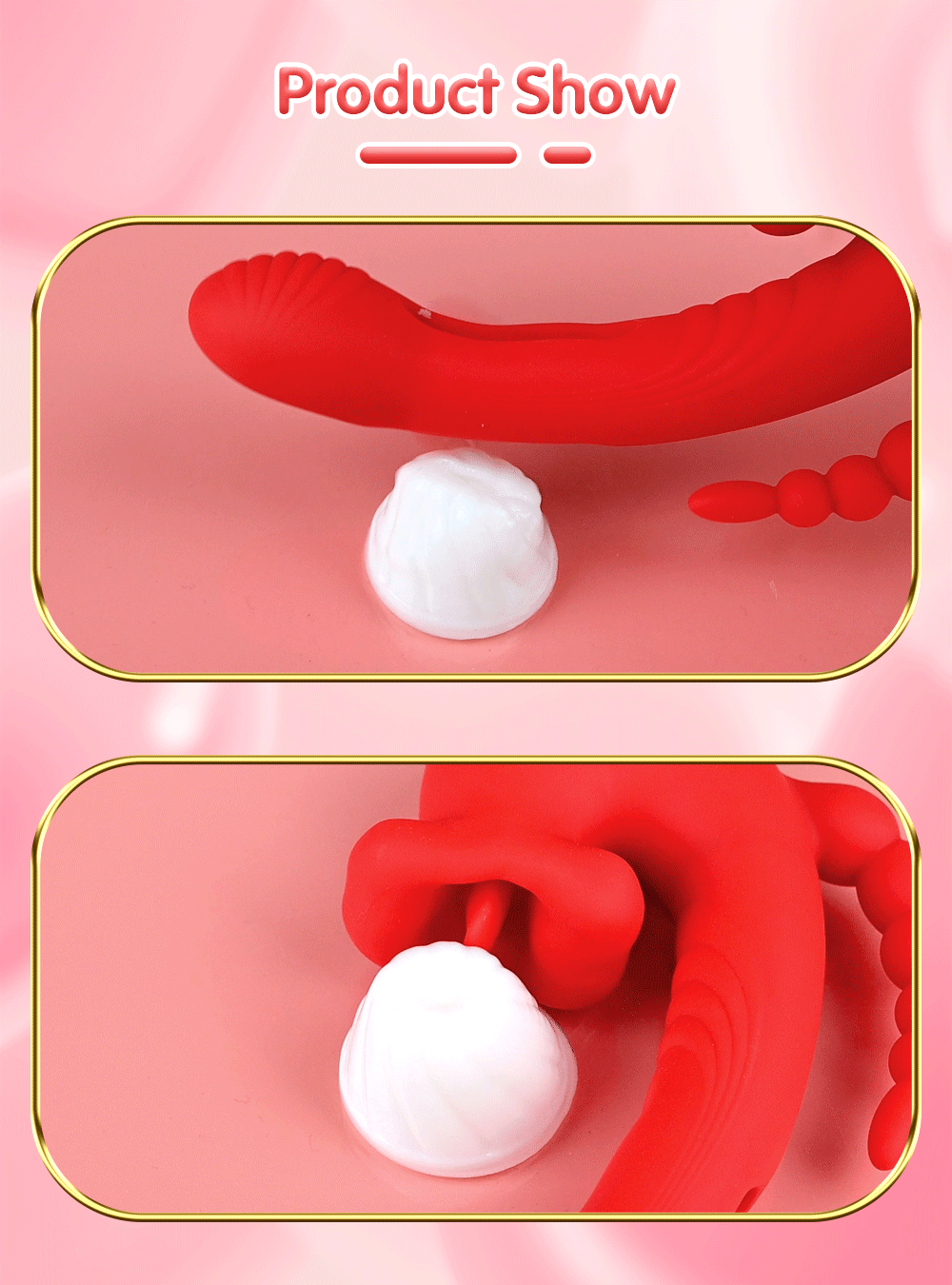 APP-Controlled Tapping Vibrator for G-Spot & Clitoris