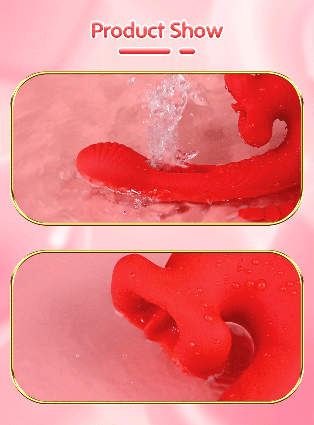 APP-Controlled Tapping Vibrator for G-Spot & Clitoris