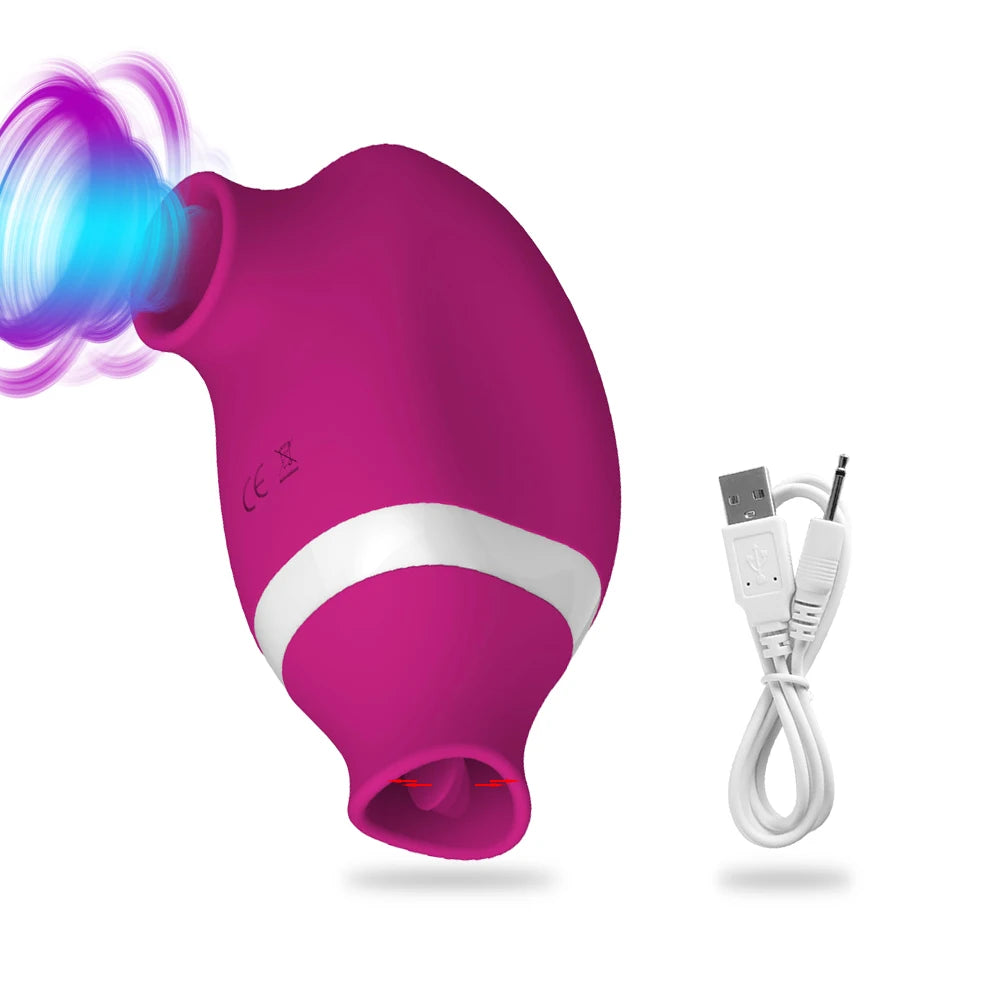 SparkleMini Air-Pulse Sucking Vibrator | Portable Clitoral Stimulator & Nipple Massager | Waterproof Self-Care Toy